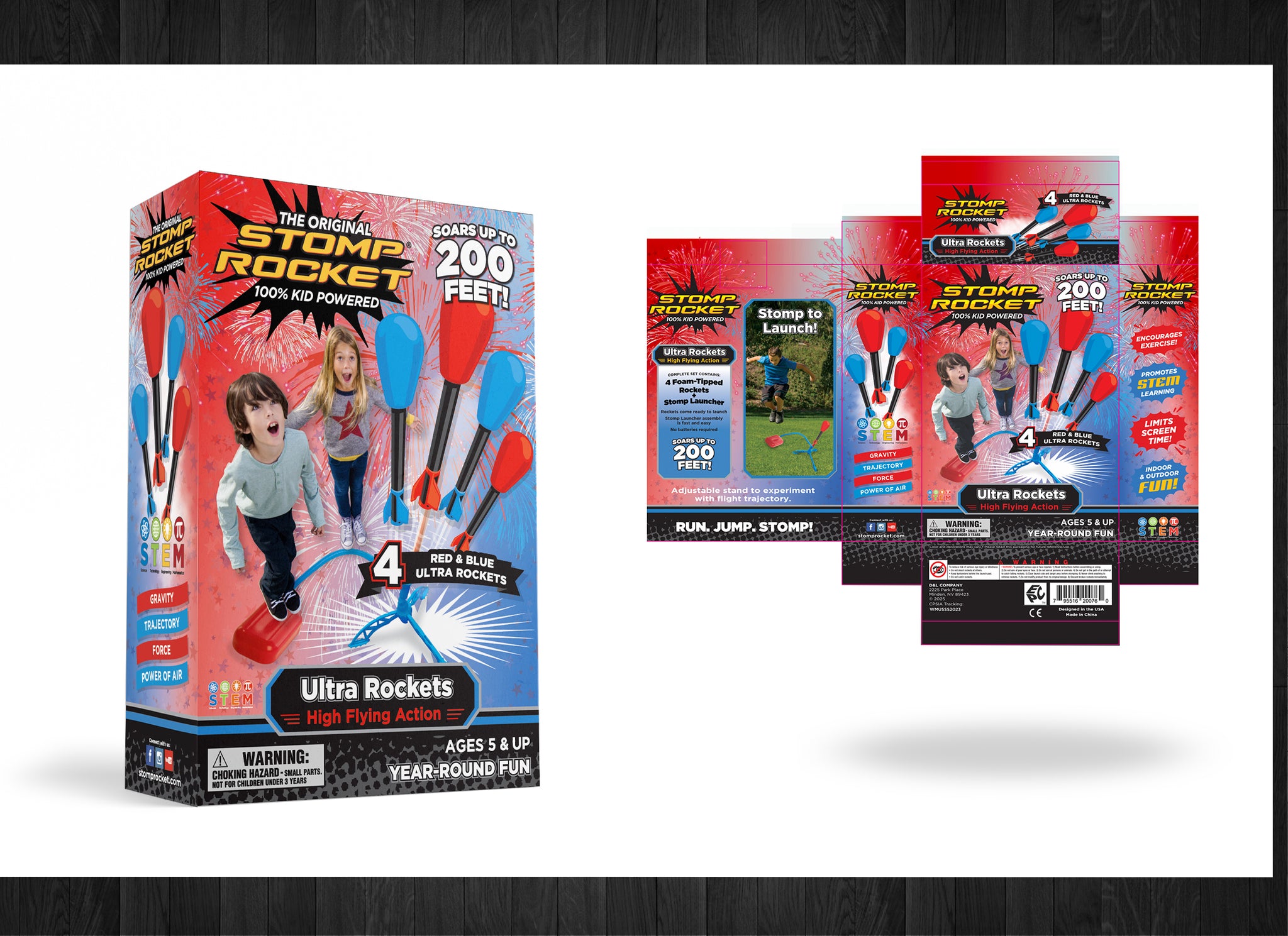 Stomp Rocket - Planogram & Display Renders – afireflystudio