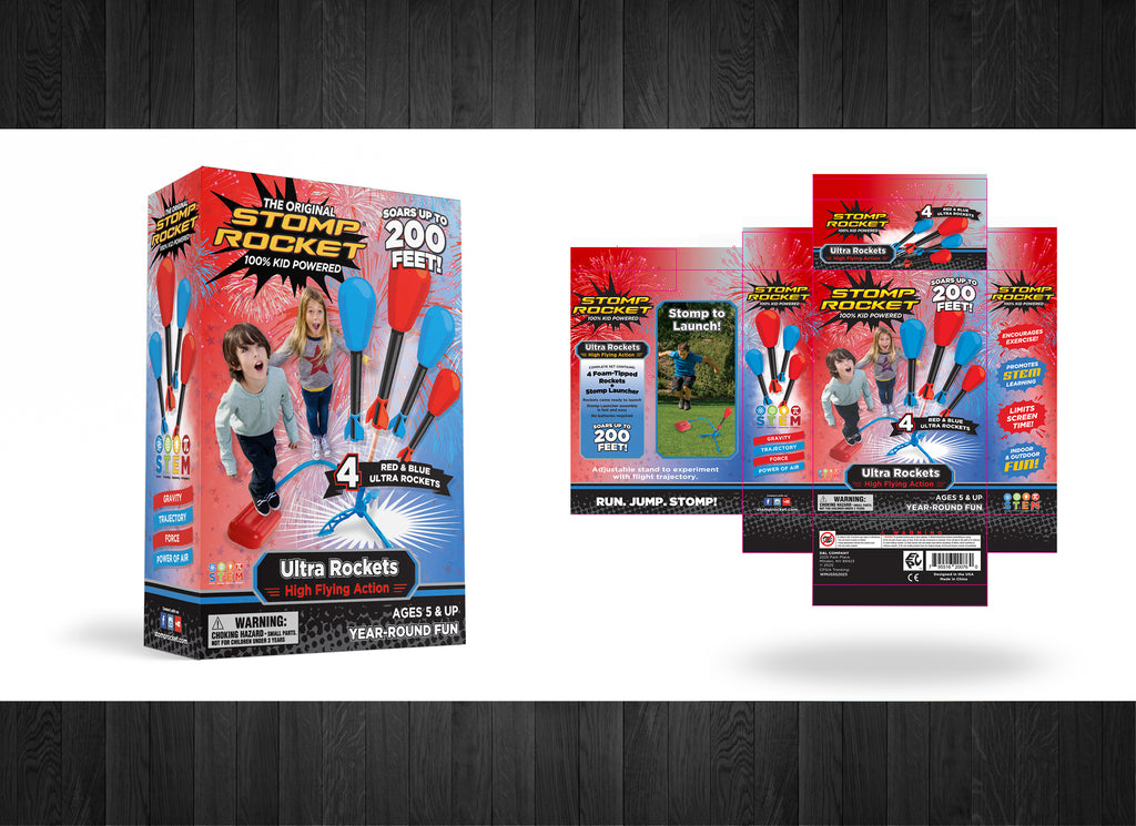 Stomp Rocket - Americana Box Packaging