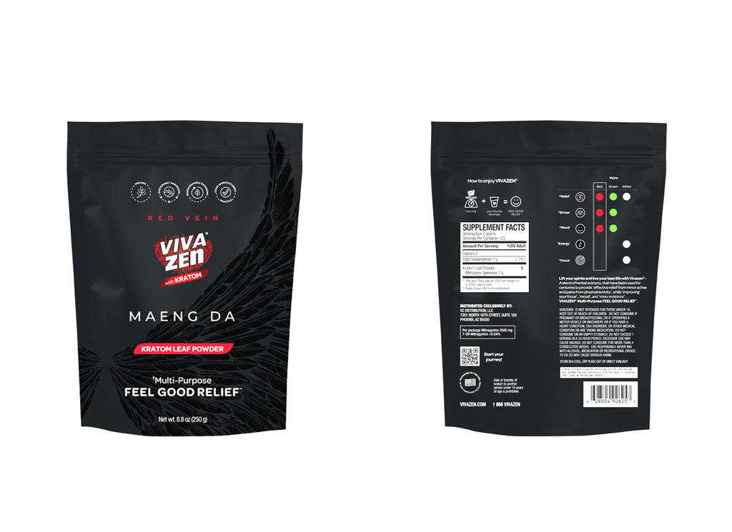 Vivazen - Maeng Da - Red Vein - Packaging