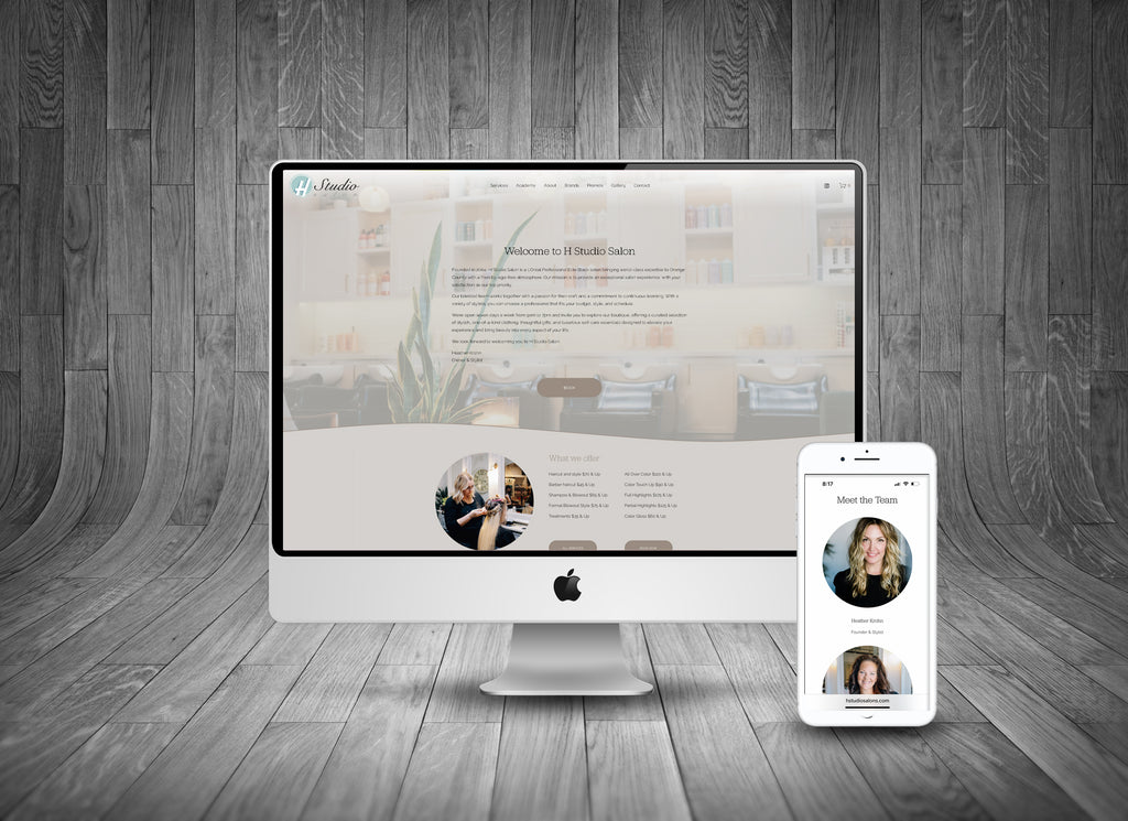 HStudio Salon Website