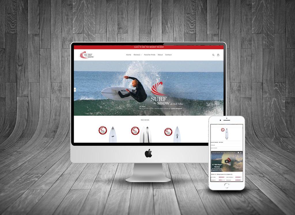 Surf 'n Show Website